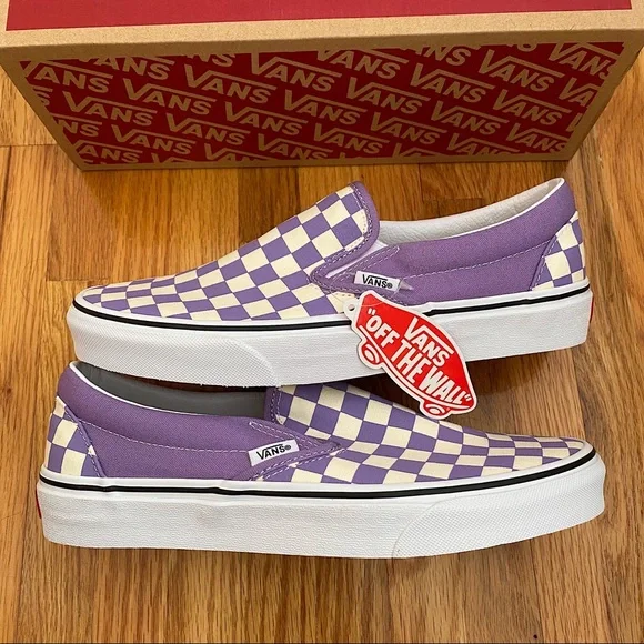 Vans Checkerboard Classic Slip On Women’s Sneakers - Picture 6 of 6